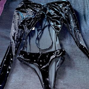 Medium SunStar, onesie Velvet texture on the outside soft on the inside